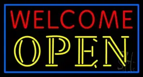 Welcome Open Bar LED Neon Sign