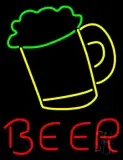 Beer Mug Red Beer LED Neon Sign