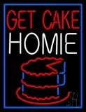 Get Cake Home LED Neon Sign
