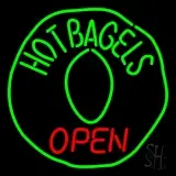 Hot Bagels Open LED Neon Sign