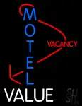 Motel Vacancy Value With Arrow LED Neon Sign