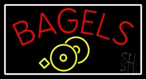 Red Bagels LED Neon Sign
