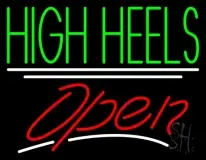 High Heels Open LED Neon Sign