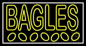 Yellow Bagels LED Neon Sign