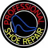 Red Professional Yellow Shoe Repair LED Neon Sign