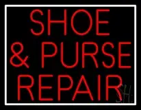 Red Shoe and Purse Repair LED Neon Sign