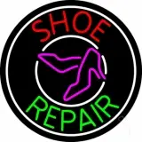Red Shoe Green Repair With Sandals LED Neon Sign