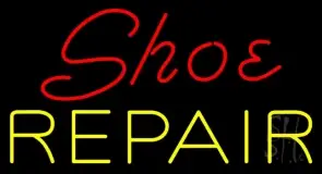 Red Shoe Yellow Repair LED Neon Sign