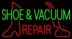 Shoe and Vacuum Repair LED Neon Sign