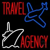 Travel Agency With Logo LED Neon Sign
