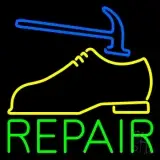 Yellow Shoe Green Repair LED Neon Sign