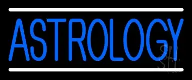 Blue Astrology Block LED Neon Sign
