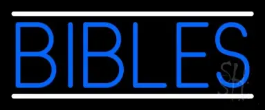 Blue Bibles LED Neon Sign