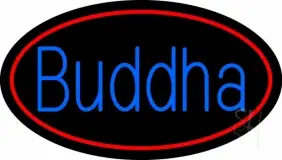 Blue Buddha LED Neon Sign