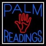 Blue Palm Readings With Red Palm LED Neon Sign