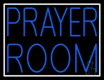 Blue Prayer Room With Border LED Neon Sign