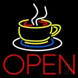 Hot Tea Open LED Neon Sign