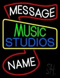 Custom Green Music Blue Studio Red Note LED Neon Sign
