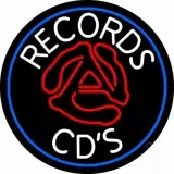 Custom Logo Records Cds LED Neon Sign