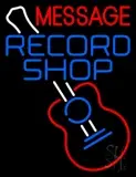 Custom Record Shop Blue With Logo LED Neon Sign