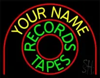 Custom Records Tapes LED Neon Sign