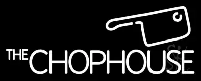 The Chophouse White LED Neon Sign