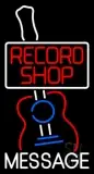 Custom Red Record Shop With Logo LED Neon Sign