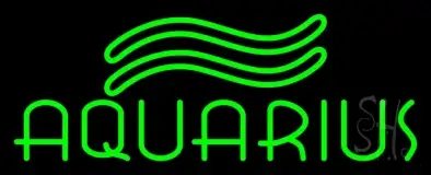 Green Aquarius LED Neon Sign