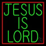 Green Jesus Is Lord LED Neon Sign