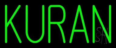 Green Kuran LED Neon Sign