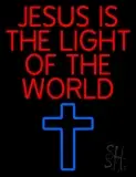 Jesus Is The Light Of The World LED Neon Sign