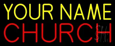 Red Church LED Neon Sign