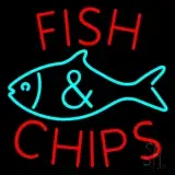 Fish Logo Fish and Chips LED Neon Sign
