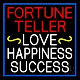 Red Fortune Teller White Love Happiness Success LED Neon Sign