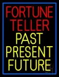 Red Fortune Teller Yellow Past Present Future LED Neon Sign