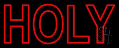 Red Holy LED Neon Sign