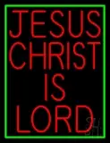 Red Jesus Christ Is Lord LED Neon Sign