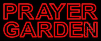 Red Prayer Garden LED Neon Sign