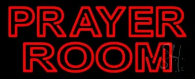 Red Prayer Room LED Neon Sign