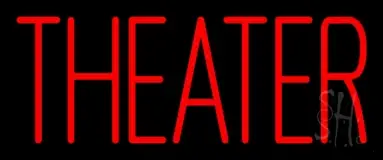 Red Theater Block LED Neon Sign