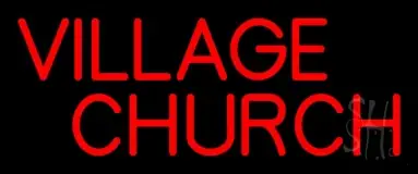 Red Village Church LED Neon Sign