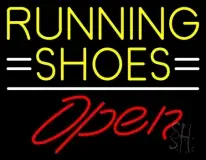 Running Shoes Open LED Neon Sign