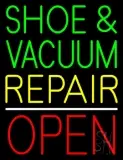 Shoe And Vacuum Repair Open LED Neon Sign