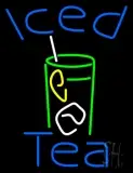 Iced Tea With Glass LED Neon Sign