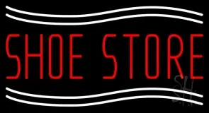 Shoe Store With Line LED Neon Sign