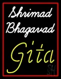 Shrimad Bhagavad Gita With Border LED Neon Sign
