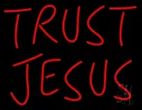 Trust Jesus LED Neon Sign