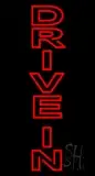Vertical Double Stroke Drive In LED Neon Sign