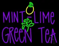 Mint Lime Green Tea LED Neon Sign