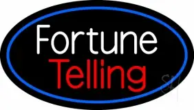 White Fortune Red Telling LED Neon Sign